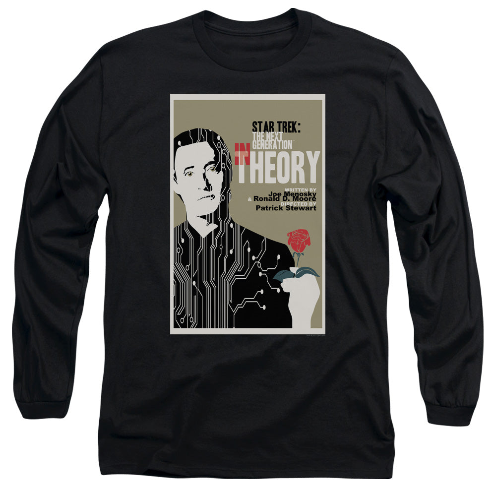 Star Trek Tng Season 4 Episode 25 Mens Long Sleeve Shirt Black Officially Licensed