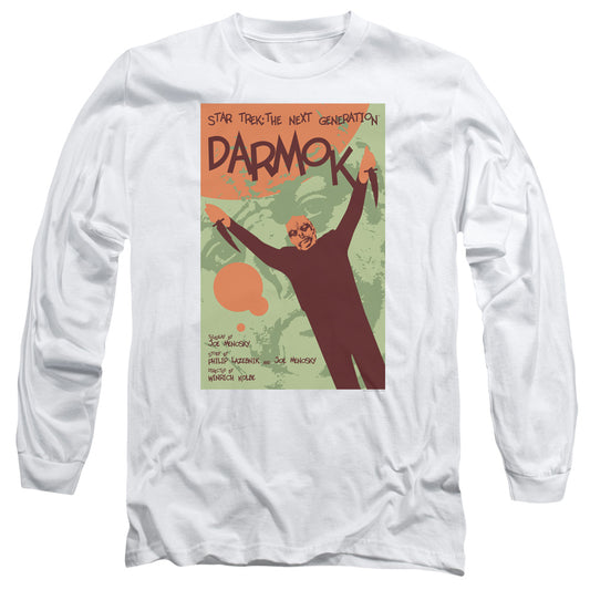 Star Trek Tng Season 5 Episode 2 Mens Long Sleeve Shirt White Officially Licensed
