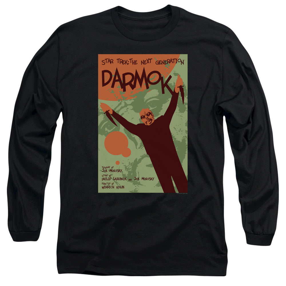 Star Trek Tng Season 5 Episode 2 Mens Long Sleeve Shirt Black Officially Licensed