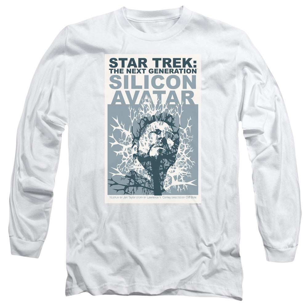 Star Trek Tng Season 5 Episode 4 Mens Long Sleeve Shirt White Officially Licensed