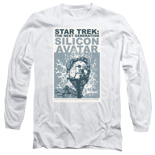 Star Trek Tng Season 5 Episode 4 Mens Long Sleeve Shirt White Officially Licensed