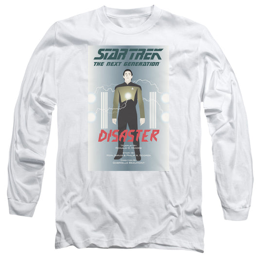Star Trek Tng Season 5 Episode 5 Mens Long Sleeve Shirt White Officially Licensed