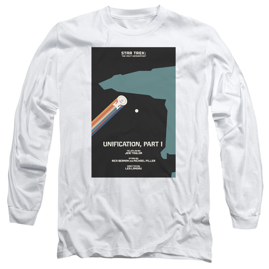 Star Trek Tng Season 5 Episode 7 Mens Long Sleeve Shirt White Officially Licensed