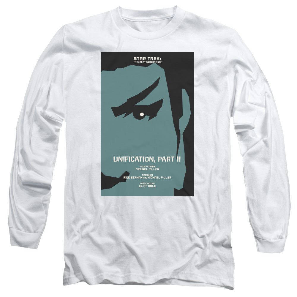 Star Trek Tng Season 5 Episode 8 Mens Long Sleeve Shirt White Officially Licensed
