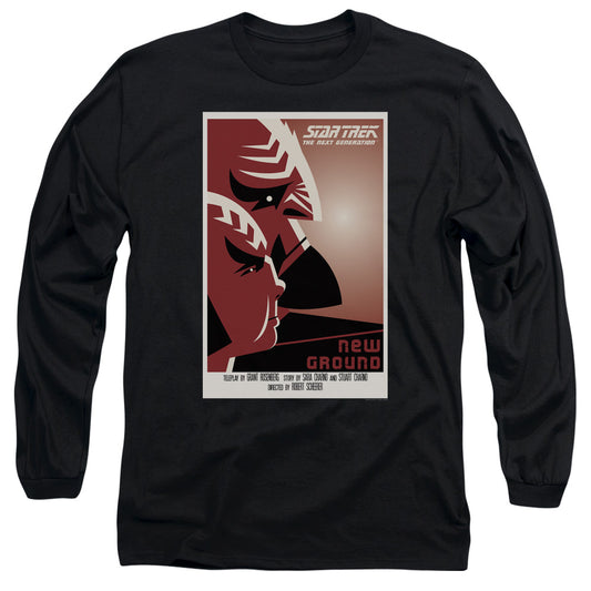 Star Trek Tng Season 5 Episode 10 Mens Long Sleeve Shirt Black Officially Licensed