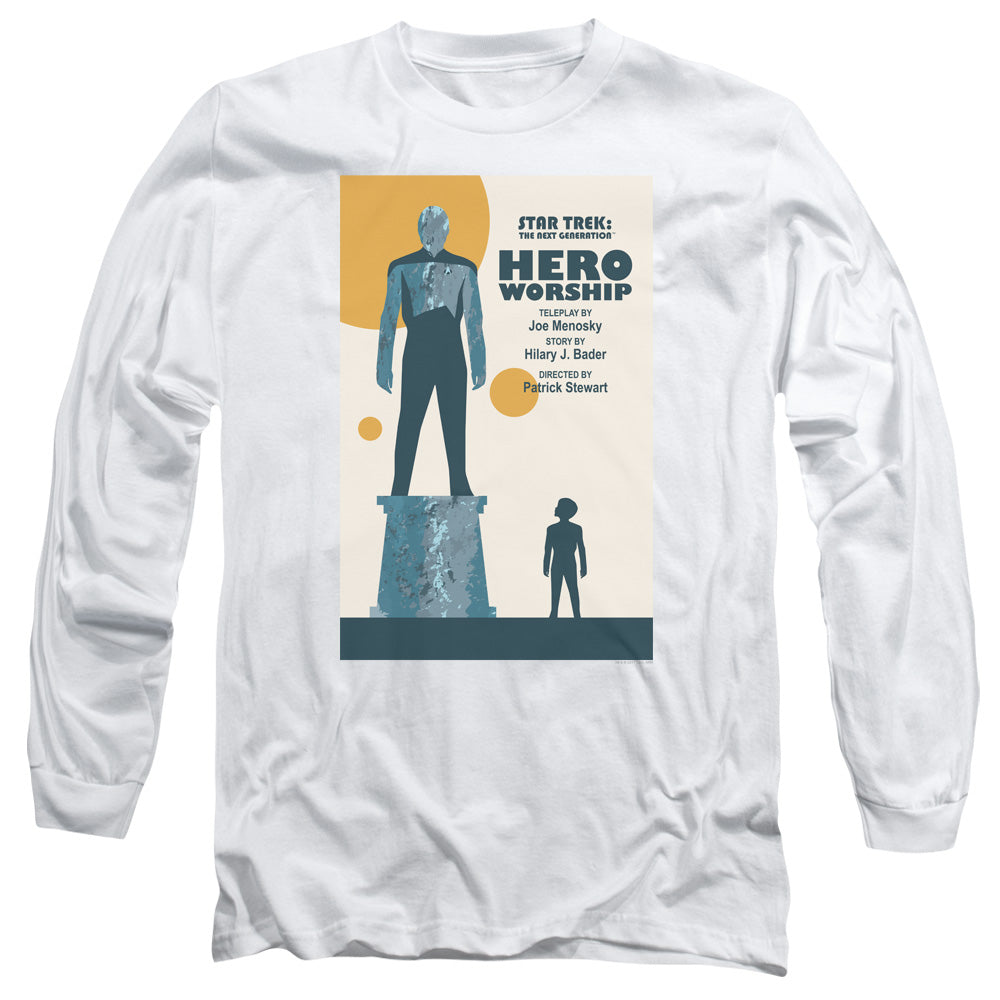 Star Trek Tng Season 5 Episode 11 Mens Long Sleeve Shirt White Officially Licensed