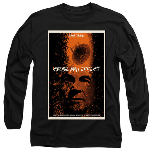 Star Trek Tng Season 5 Episode 18 Mens Long Sleeve Shirt Black Officially Licensed