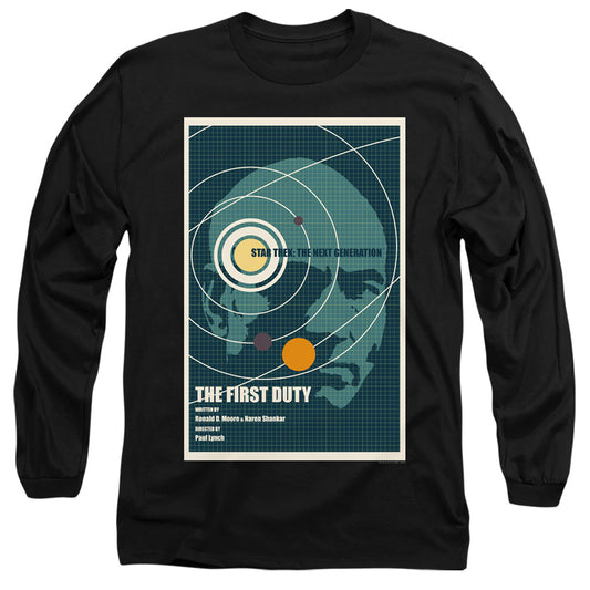 Star Trek Tng Season 5 Episode 19 Mens Long Sleeve Shirt Black Officially Licensed