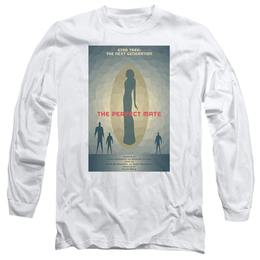Star Trek Tng Season 5 Episode 21 Mens Long Sleeve Shirt White Officially Licensed