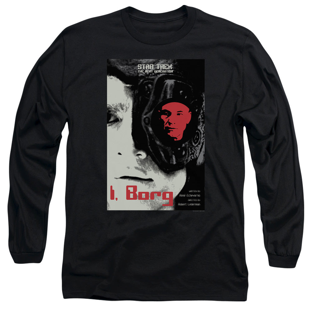 Star Trek Tng Season 5 Episode 23 Mens Long Sleeve Shirt Black Officially Licensed