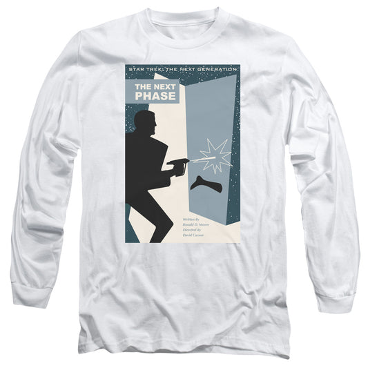 Star Trek Tng Season 5 Episode 24 Mens Long Sleeve Shirt White Officially Licensed