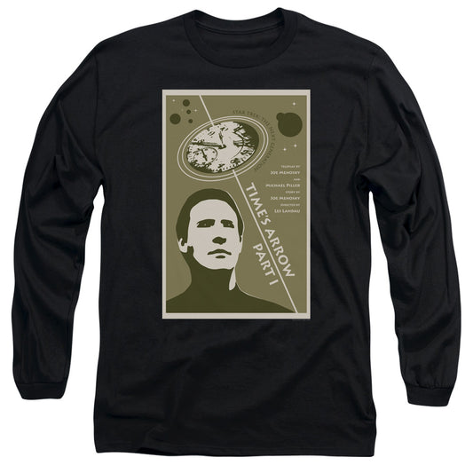 Star Trek Tng Season 5 Episode 26 Mens Long Sleeve Shirt Black Officially Licensed