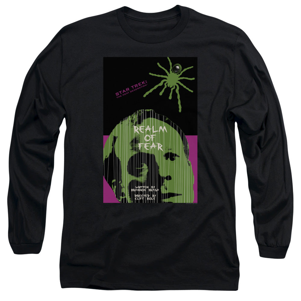 Star Trek Tng Season 6 Episode 2 Mens Long Sleeve Shirt Black Officially Licensed