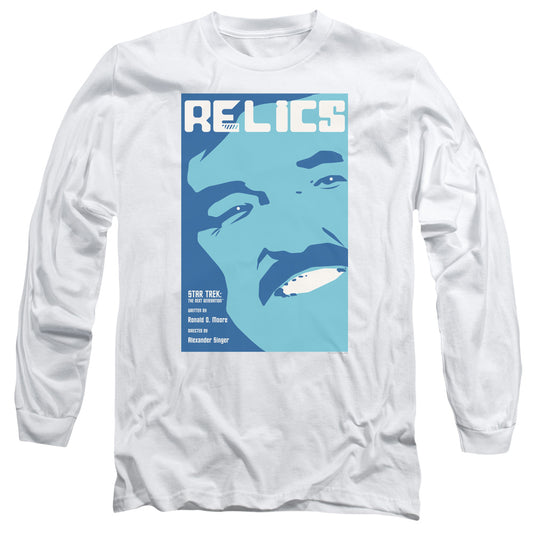 Star Trek Tng Season 6 Episode 4 Mens Long Sleeve Shirt White Officially Licensed