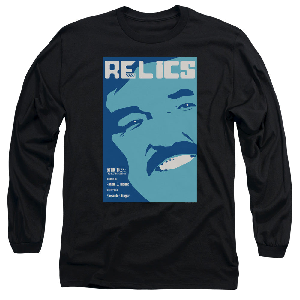 Star Trek Tng Season 6 Episode 4 Mens Long Sleeve Shirt Black Officially Licensed