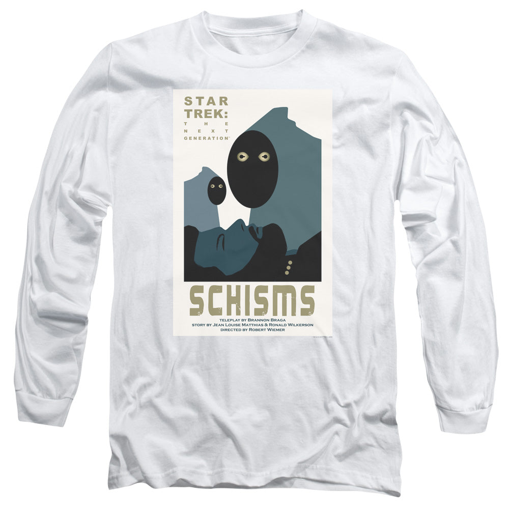 Star Trek Tng Season 6 Episode 5 Mens Long Sleeve Shirt White Officially Licensed