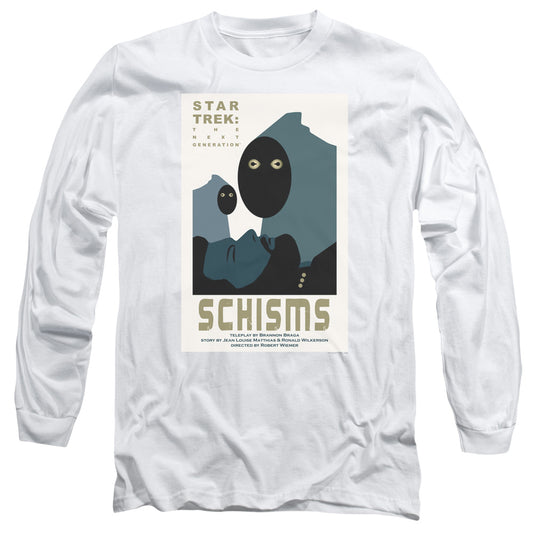 Star Trek Tng Season 6 Episode 5 Mens Long Sleeve Shirt White Officially Licensed