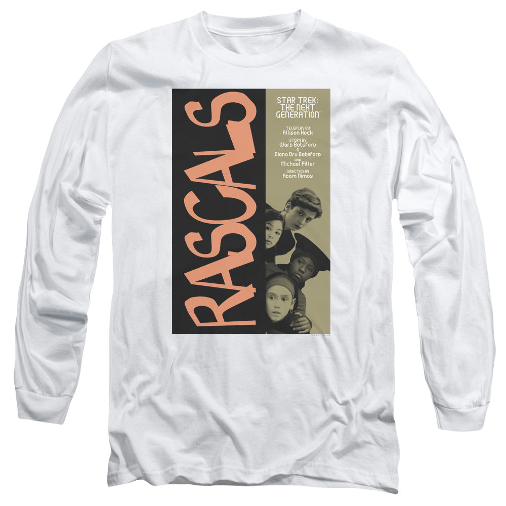 Star Trek Tng Season 6 Episode 7 Mens Long Sleeve Shirt White Officially Licensed