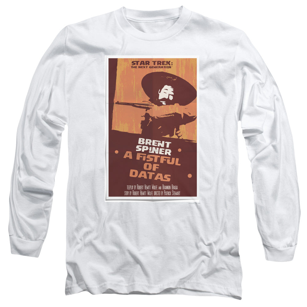 Star Trek Tng Season 6 Episode 8 Mens Long Sleeve Shirt White Officially Licensed