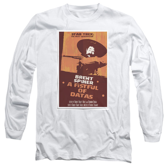 Star Trek Tng Season 6 Episode 8 Mens Long Sleeve Shirt White Officially Licensed