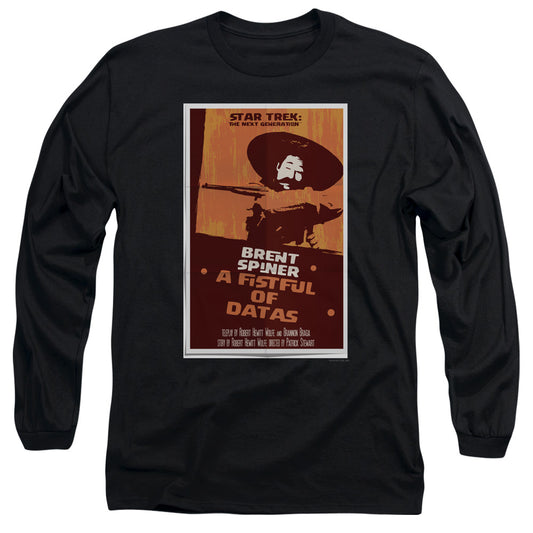 Star Trek Tng Season 6 Episode 8 Mens Long Sleeve Shirt Black Officially Licensed