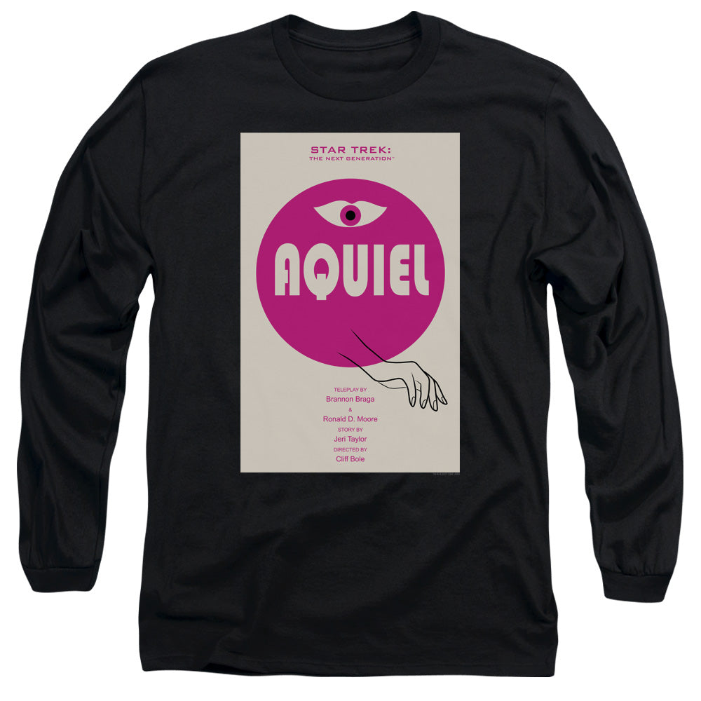 Star Trek Tng Season 6 Episode 13 Mens Long Sleeve Shirt Black Officially Licensed