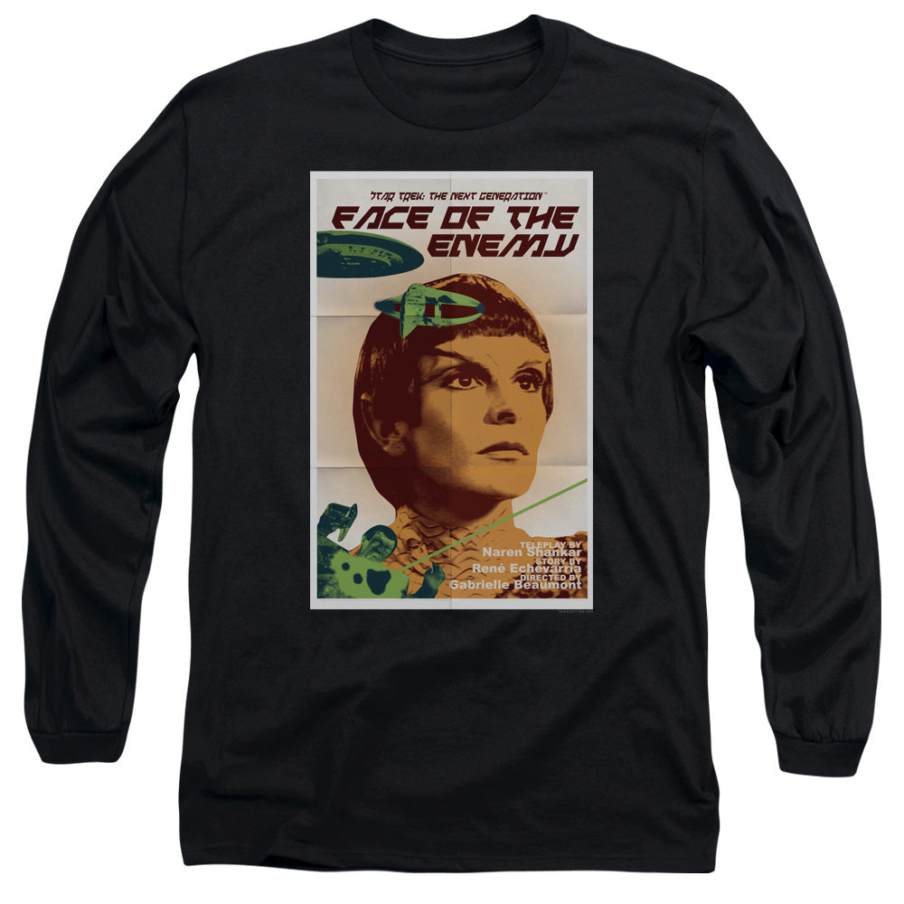 Star Trek Tng Season 6 Episode 14 Mens Long Sleeve Shirt Black Officially Licensed