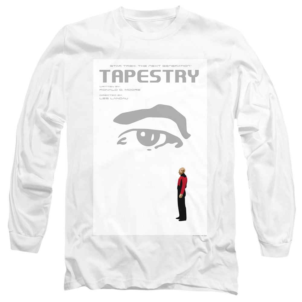 Star Trek Tng Season 6 Episode 15 Mens Long Sleeve Shirt White Officially Licensed