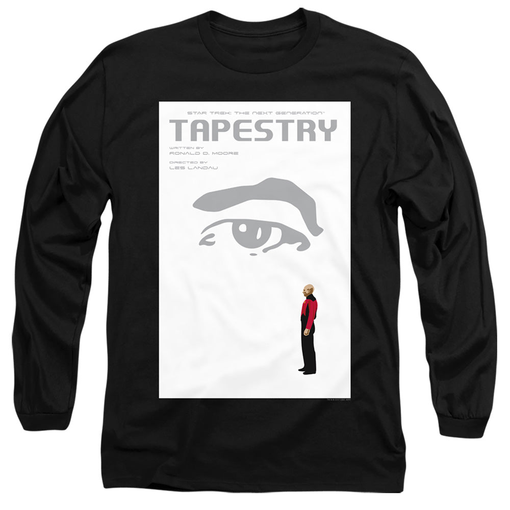 Star Trek Tng Season 6 Episode 15 Mens Long Sleeve Shirt Black Officially Licensed