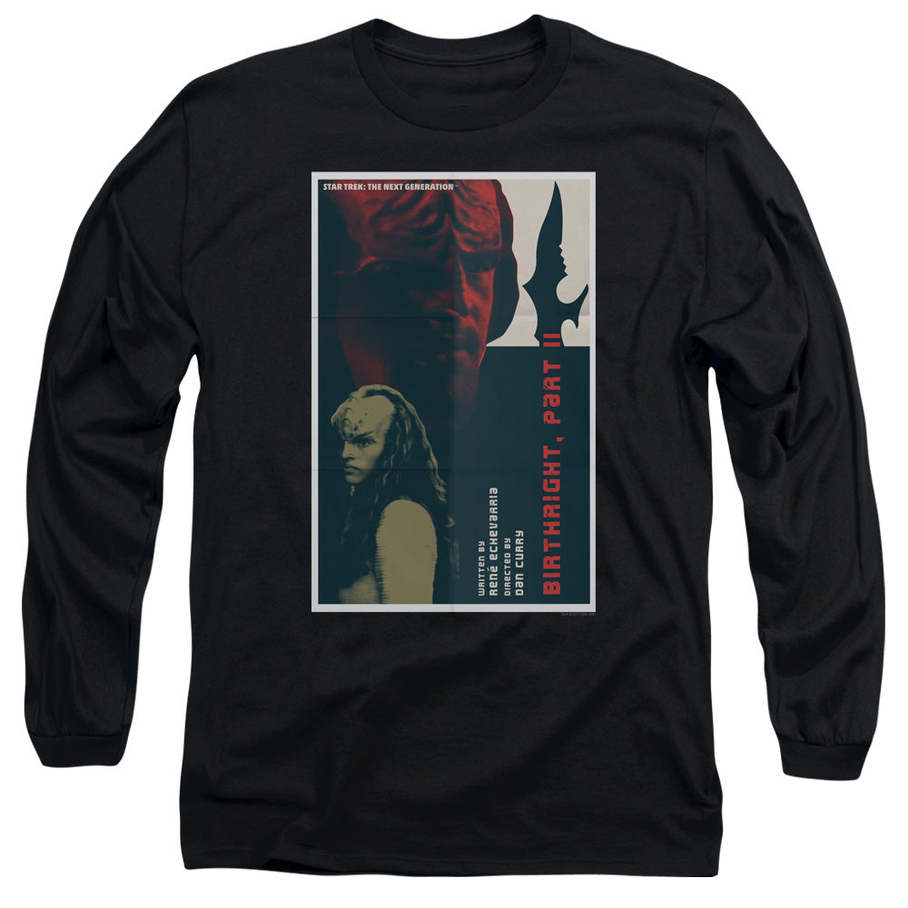 Star Trek Tng Season 6 Episode 17 Mens Long Sleeve Shirt Black Officially Licensed