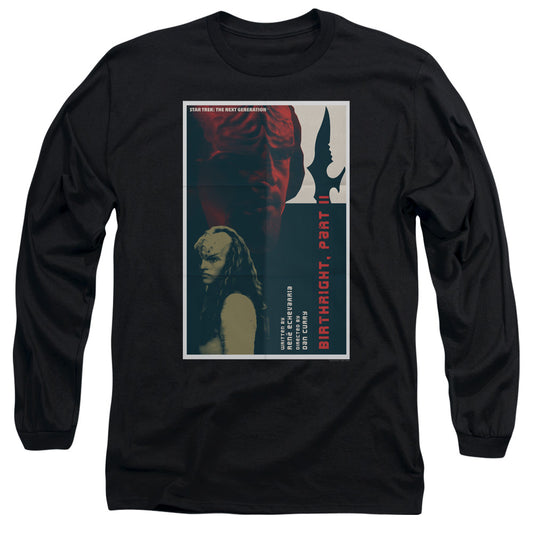 Star Trek Tng Season 6 Episode 17 Mens Long Sleeve Shirt Black Officially Licensed