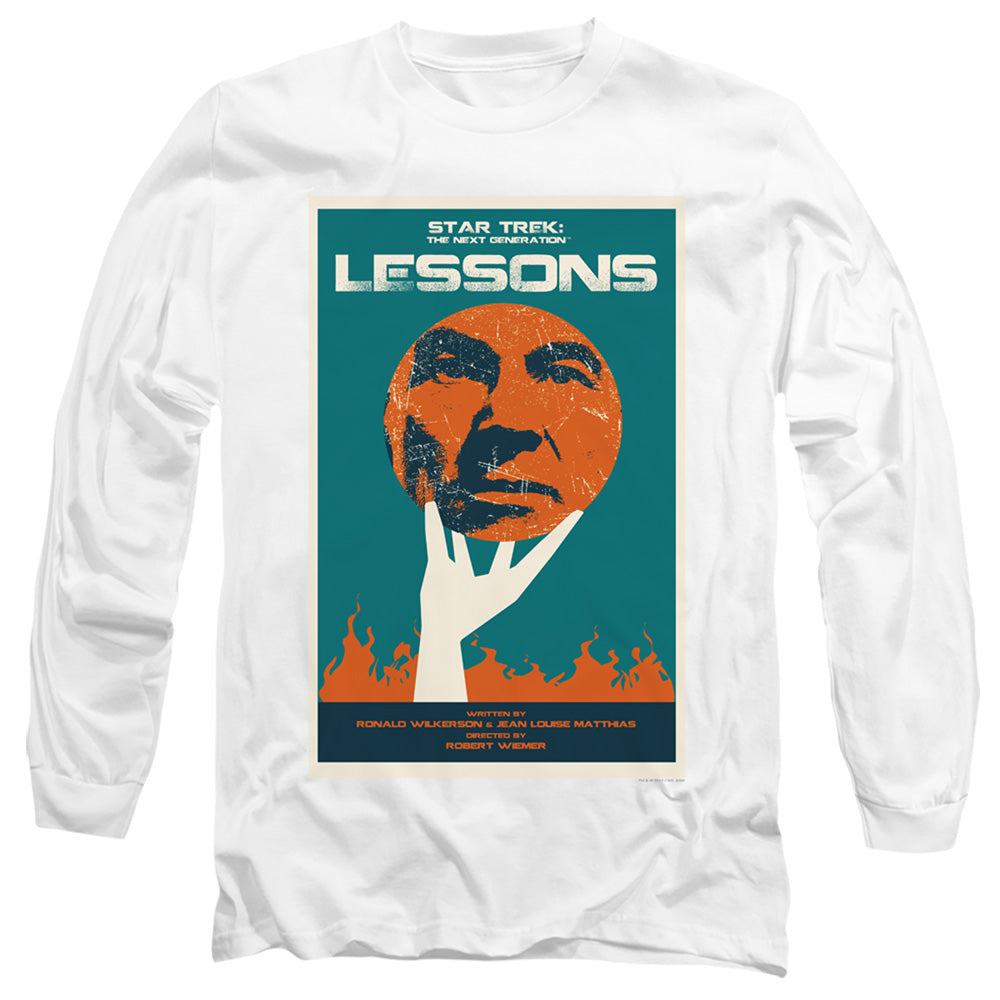 Star Trek Tng Season 6 Episode 19 Mens Long Sleeve Shirt White Officially Licensed