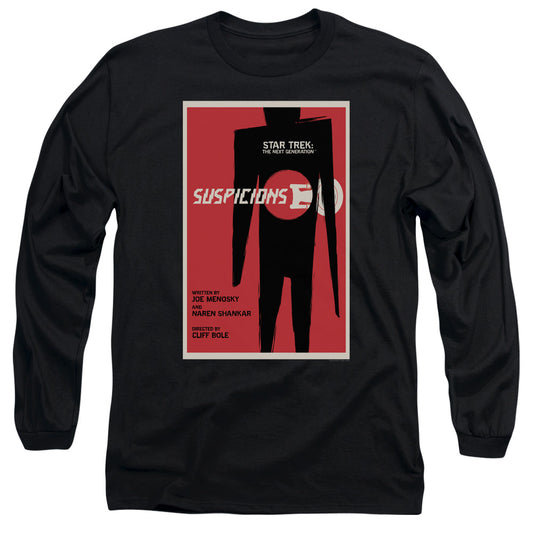 Star Trek Tng Season 6 Episode 22 Mens Long Sleeve Shirt Black Officially Licensed
