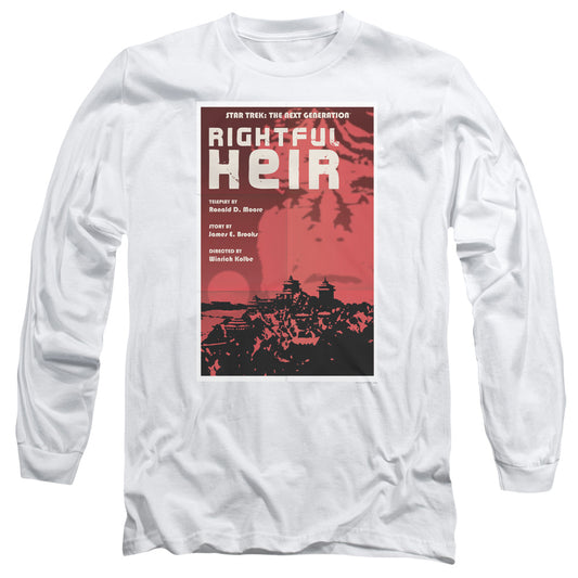 Star Trek Tng Season 6 Episode 23 Mens Long Sleeve Shirt White Officially Licensed