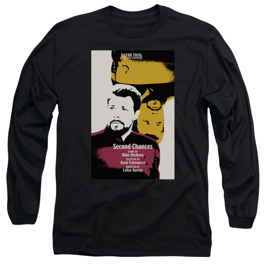 Star Trek Tng Season 6 Episode 24 Mens Long Sleeve Shirt Black Officially Licensed