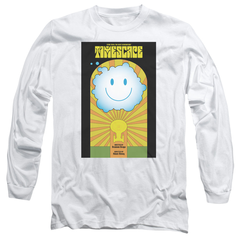 Star Trek Tng Season 6 Episode 25 Mens Long Sleeve Shirt White Officially Licensed