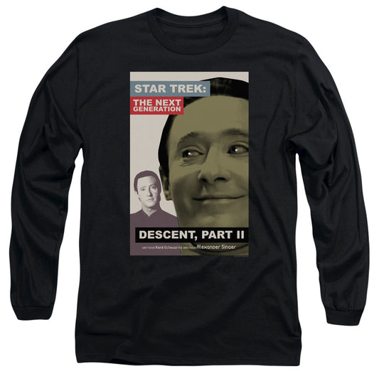 Star Trek Tng Season 7 Episode 1 Mens Long Sleeve Shirt Black Officially Licensed