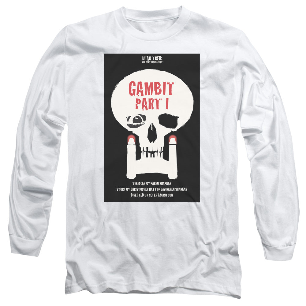 Star Trek Tng Season 7 Episode 4 Mens Long Sleeve Shirt White Officially Licensed