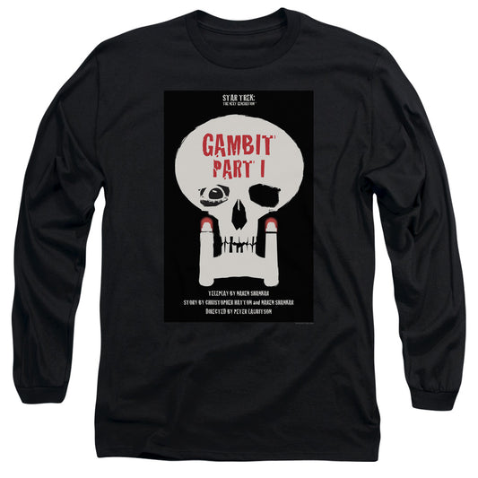 Star Trek Tng Season 7 Episode 4 Mens Long Sleeve Shirt Black Officially Licensed