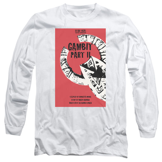Star Trek Tng Season 7 Episode 5 Mens Long Sleeve Shirt White Officially Licensed