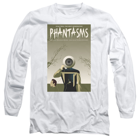 Star Trek Tng Season 7 Episode 6 Mens Long Sleeve Shirt White Officially Licensed