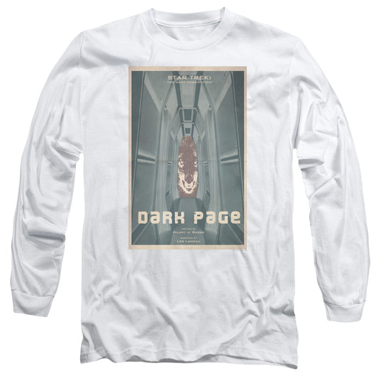 Star Trek Tng Season 7 Episode 7 Mens Long Sleeve Shirt White Officially Licensed