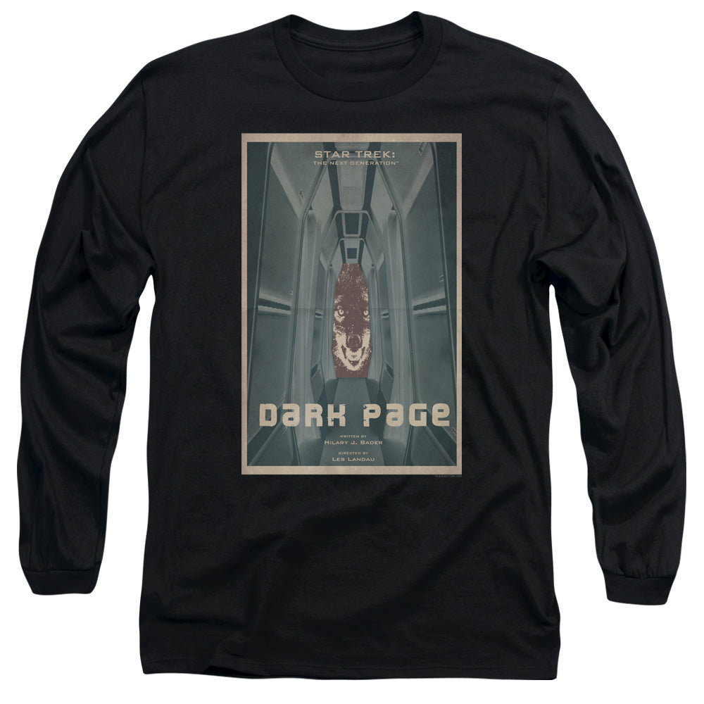 Star Trek Tng Season 7 Episode 7 Mens Long Sleeve Shirt Black Officially Licensed