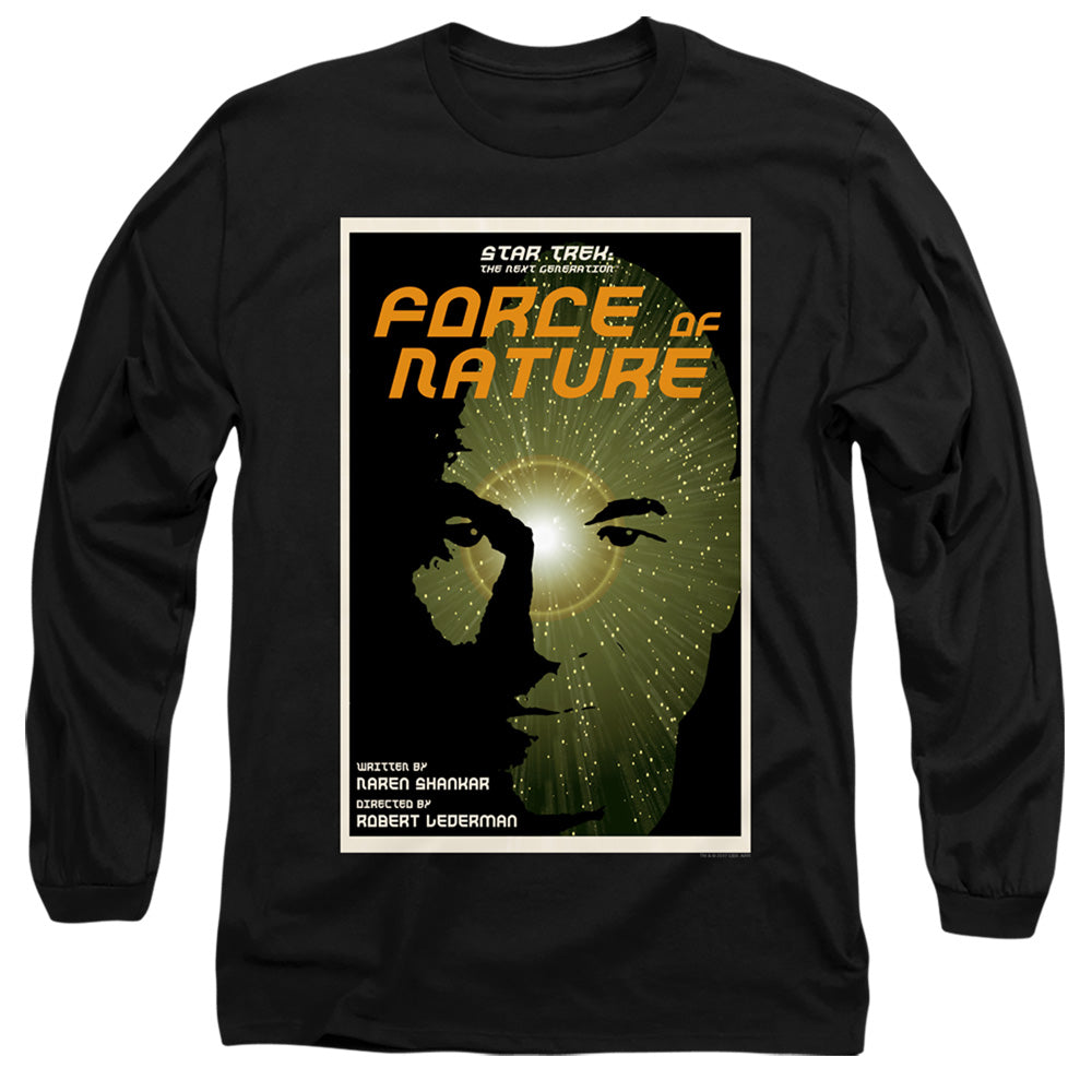 Star Trek Tng Season 7 Episode 9 Mens Long Sleeve Shirt Black Officially Licensed