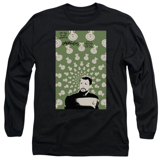 Star Trek Tng Season 7 Episode 11 Mens Long Sleeve Shirt Black Officially Licensed