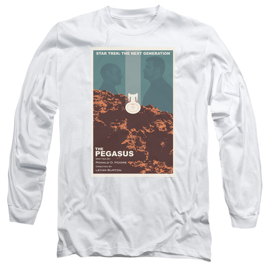 Star Trek Tng Season 7 Episode 12 Mens Long Sleeve Shirt White Officially Licensed