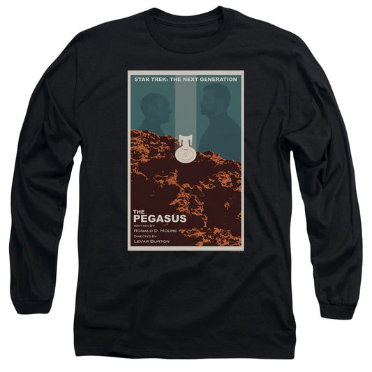 Star Trek Tng Season 7 Episode 12 Mens Long Sleeve Shirt Black Officially Licensed