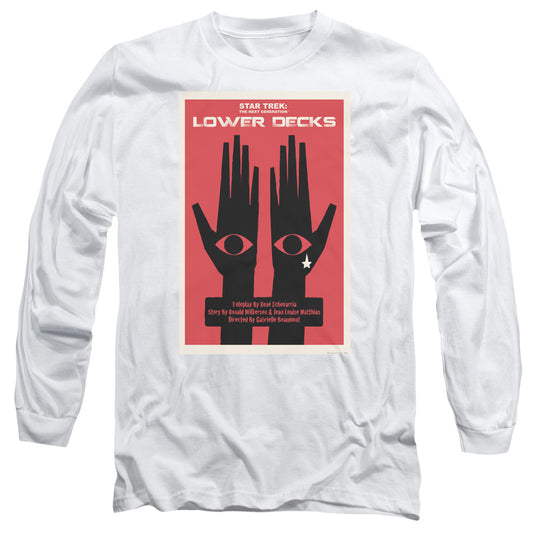 Star Trek Tng Season 7 Episode 15 Mens Long Sleeve Shirt White Officially Licensed