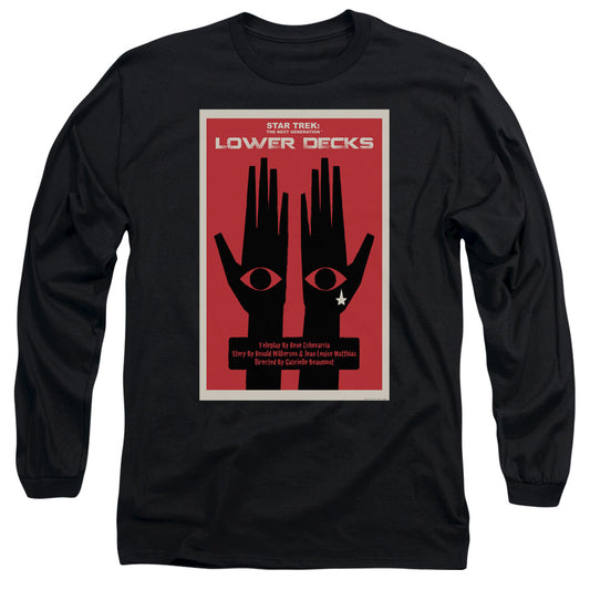 Star Trek Tng Season 7 Episode 15 Mens Long Sleeve Shirt Black Officially Licensed