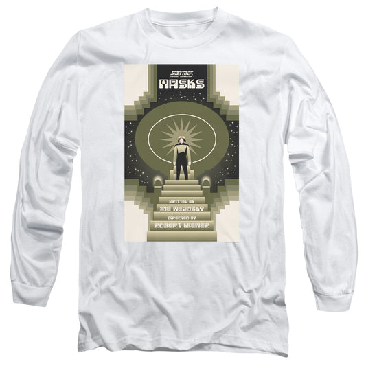 Star Trek Tng Season 7 Episode 17 Mens Long Sleeve Shirt White Officially Licensed
